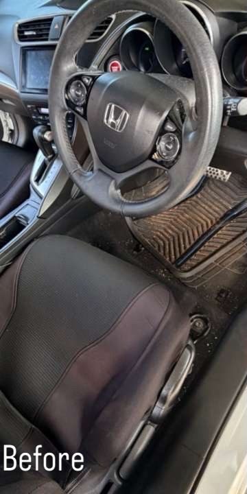 Cabin & Dash before detailing